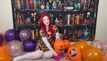 Sally Pumps Up Halloween Balloons - Balloons Non-Pop - Inflatagirl