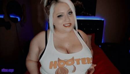 Hooters Girl JOI & Cumshot