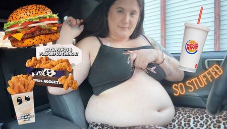 Halloween Car Stuffing (720p) | 25 Minutes, Burger, Mozz Sticks, Nuggets, Soda, Ice Cream