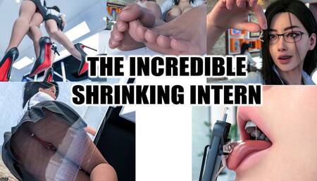 Shrunk by Giantess Colleagues in the Office