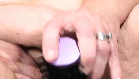 Brushing That Hairy Pussy and Cumming Kinky Hussy