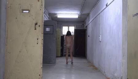 Day release in the prison hallway with Zoe - mp4 720p
