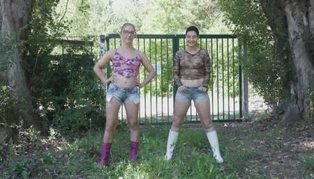 pee in jeans and wellies - wmv 1080p