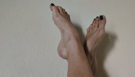 Katherine barefoot teasing Goddess