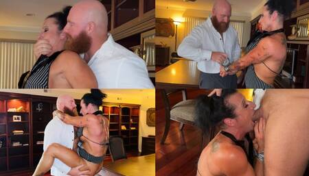 Kandy Gets Taped, Gagged And Fucked By Bull Thor