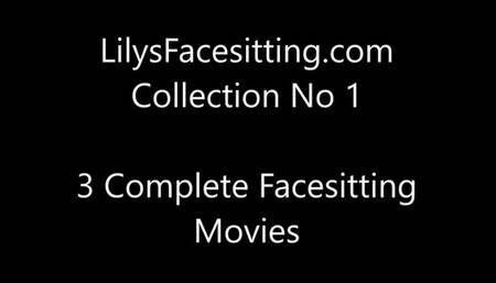 Lilys Facesitting Collection No 1 Three Complete Facesitting Movies FULL HD