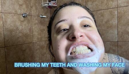 Morning Routine: Brushing My Teeth and Washing My Face
