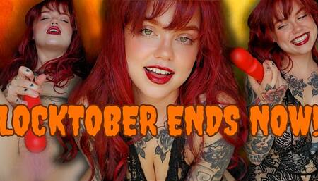 Locktober Ends NOW! (with Cum Countdown) - Ginger Rae - chastity release - locktober fail - femdom joi - cum countdown
