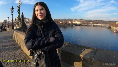 Pregnant stepdaughter takes out her competition on Christmas! Jennifer Mendez part 1 of 2