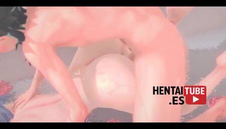Genshin Impact Hentai: Ganyu's Steamed Seduction - Asian Japanese Manga Anime Hentai 3D Porn