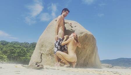 Hiding in the Beach in Rio De Janeiro