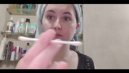 My Ear Cleaning Routine Starts with Cotton Swabs and Then Gauze.