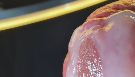 Wet Penis Gets Masturbated