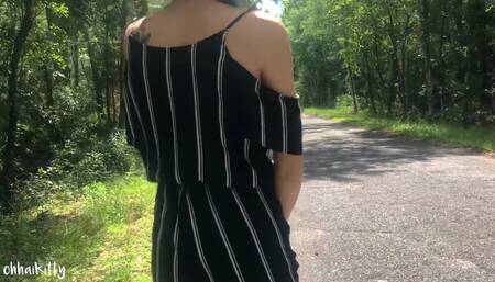 Peeing by the Road - Caught! Bad Audio