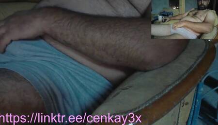 Masculine Bear Daddy Was Amazing on Live Broadcast