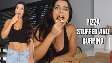 Pizza stuffed and burping - OnlyVanessa