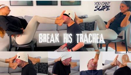 Tag-Team Foot Gagging - Mistress Enola - We Shared His Gag Reflex Like He Was Nothing - EXTREME DEEP FEET (4K)