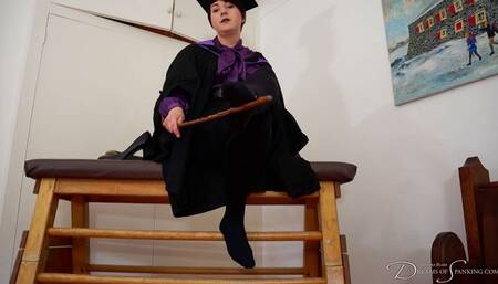 Foot Worship Punishment - Pandora Blake, caning, foot fetish, punishment, headmistress