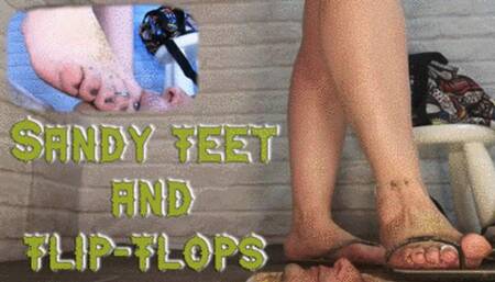 CC - Sandy feet and flip flop