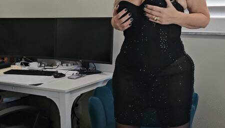 Milf teases and pleases her eager pussy in this hot custom