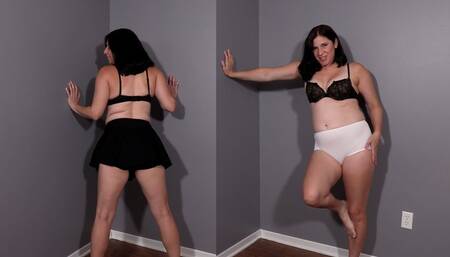 Panty Fetish JOI - Black Tennis Skirt with White High-Waisted Spandex Panties - Kylie Jacobsx - WMV 1080p HD