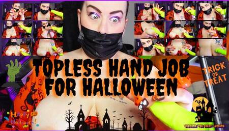 Topless Hand Job For Halloween GodMina The Great BBW Tits Halloween Nails 1920x1080 MP4