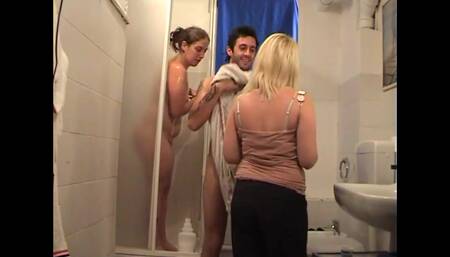 Home party fucking licking hairy pussy