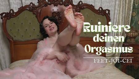 Tiny feet Ruined Orgasm and CEI