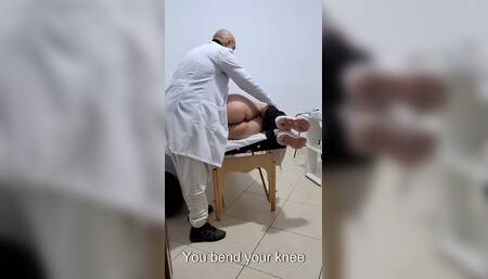 A MILF Gets Fingered by the Proctologist During an Anal Exam