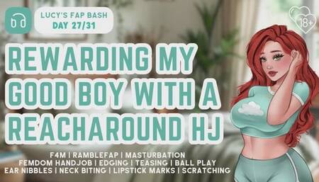 Rewarding My Good Boy With A Reacharound Handjob | Erotic Audio for Men | F4M | Femdom Handjob | Ramblefap | Fantasizing | Real Female Masturbation | Real Orgasm | Edging You | Teasing | Ball Play | Neck Biting | Scratching | Lipstick Marks | ASMR