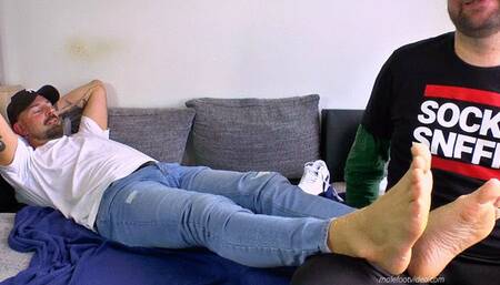 Ticklish Barefoot Man Martex