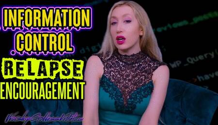 Blackmail Relapse Encouragement