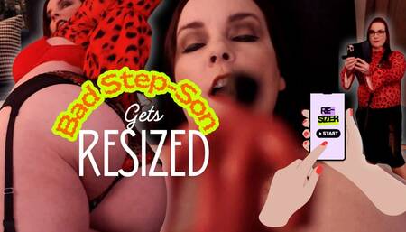 Bad Stepson Gets The Resizer Giantess Fantasy - WMV