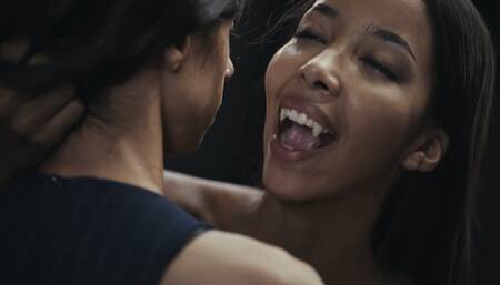 Ebony Vampire Mistress Lia Lin - Lesbian Latina Slave Mesmerized for Hardcore Domination