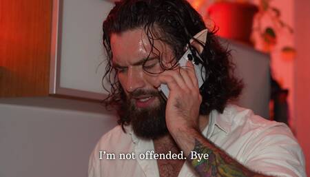 My AI girlfriend came to life on Halloween. Hardcore. He finished on his face.