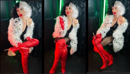 Cruella smokes an extra Long Eve 240 dog Training