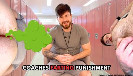 COACHES FARTING PUNISHMENT