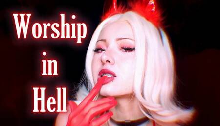 Worship in Hell - Cult Induction, Sensual Domination, Lip Fetish (mobile)