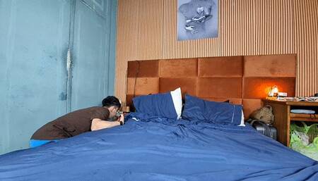 Sitting on the face of the useless stalker by Jak Harrys and Kobayashi part 1 cam by Aline full HD