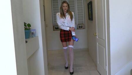 Sassy School Girl's Punishment
