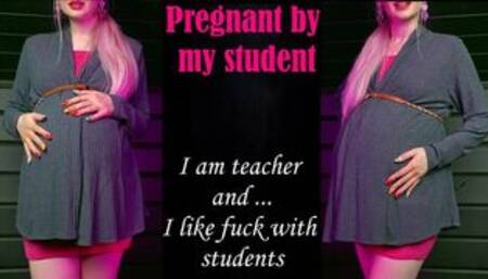 Teacher is pregnant by her students, she likes sex with them