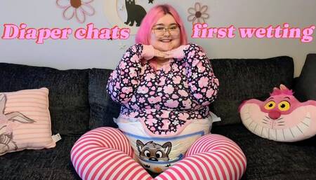 Diaper chats with Daisy - my first time wetting a diaper