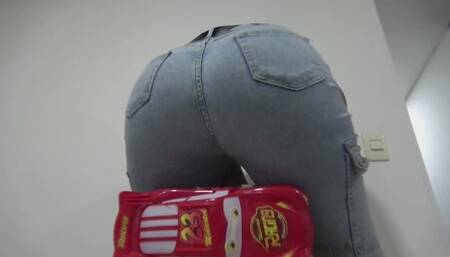 Canela Takes On Large McQueen