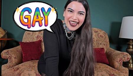 Quick Reminder You’re Gay - Bisexual Encouragement Humiliation with Humiliatrix Countess Wednesday - Encouraged Bi, Imposed Bi, Gay Encouragement MP4 1080p