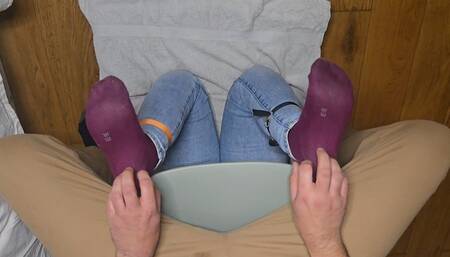 Trapped under the chair!!