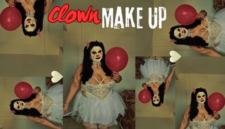 Clown Makeup and chatting