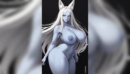 Hot furry nude dance (Ai animation)