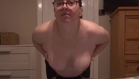 Sexy Secretary Stripping