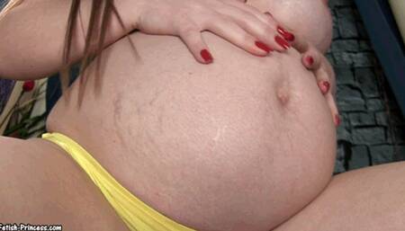Worship My Big Pregnant Belly - 720p