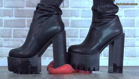 Ballbusting Boots Vol 6: Grinding The Cum From Your Balls Under My MONSTER Cleated Boots - Bug Cam (D62)
